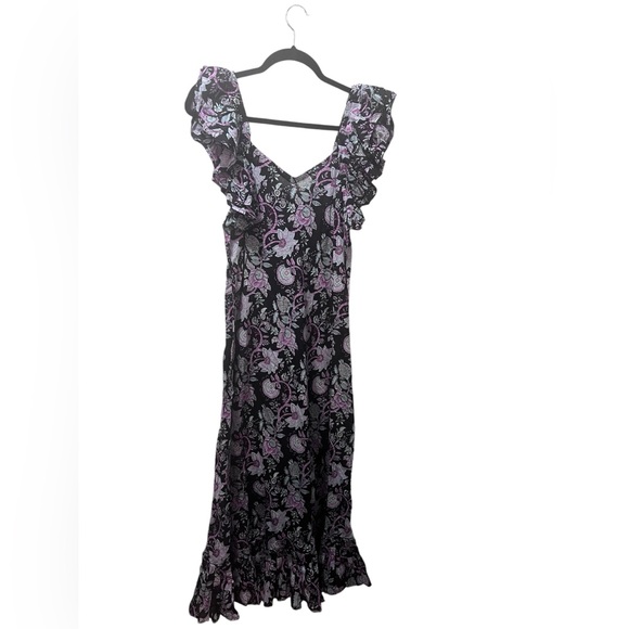 Mille NEW Klara Floral Midi Dress Size Medium - Picture 3 of 9